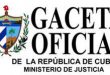 Gaceta Oficial de la República de Cuba