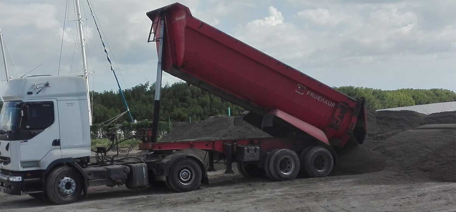 Puerto de Casilda reanudará exportación de áridos